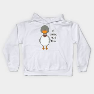 Quackers About Ducks, Funny Duck Love Kids Hoodie